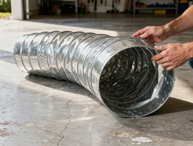 Hartford Dryer Vent Cleaning specialist using advanced equipment for thorough duct cleaning in Hartford
