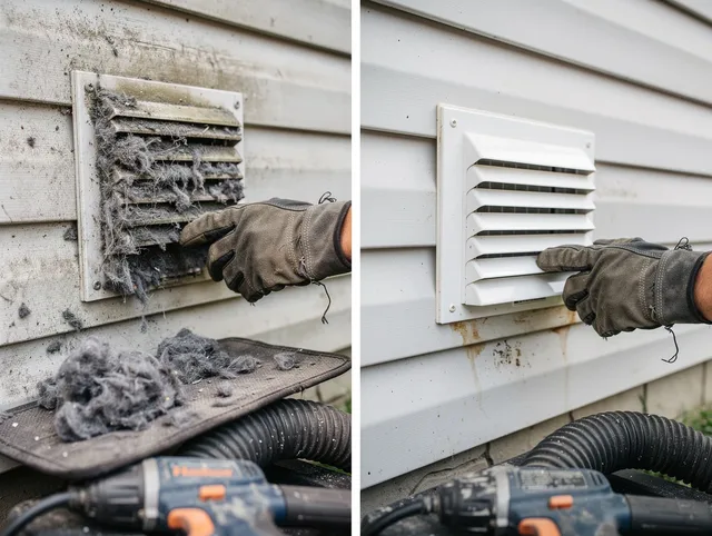 Residential dryer vent cleaning by Hartford Dryer Vent Cleaning in Hartford